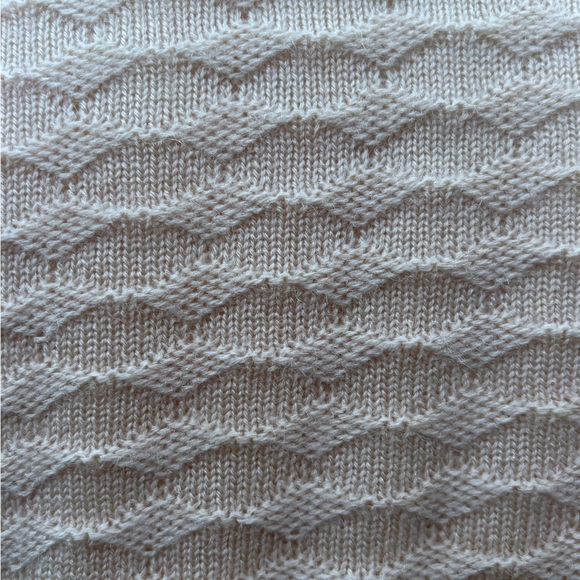 Vintage Teacher Soft Wool Blend Patterned Cardigan | Small–Medium - Picture 10 of 12